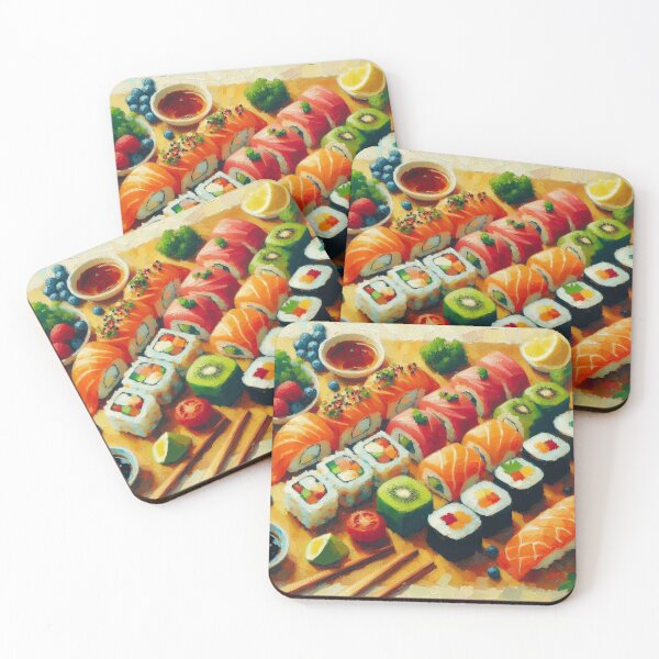 Item preview, Sushi Impressionism Art Style designed and sold by artofuniverse.