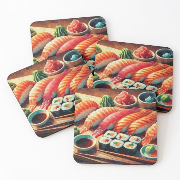 Item preview, Sushi Impressionism Art Style designed and sold by artofuniverse.
