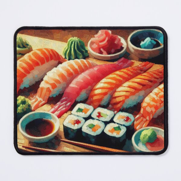 Item preview, Sushi Impressionism Art Style designed and sold by artofuniverse.
