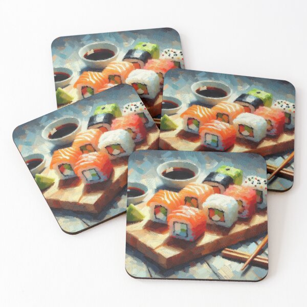 Item preview, Sushi Impressionism Art Style designed and sold by artofuniverse.