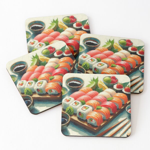 Item preview, Sushi Impressionism Art Style designed and sold by artofuniverse.