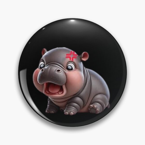 Aperçu de l'œuvre Moo Deng en colère créée et vendue par Omegastyle.