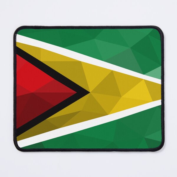Item preview, Low Poly Guyana Flag - Geometric National Pride Design designed and sold by OrangePoly.