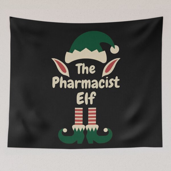 Item preview, The Pharmacist Christmas Elf Costume, Funny Christmas Pharmacist designed and sold by Anniko Art Studio.