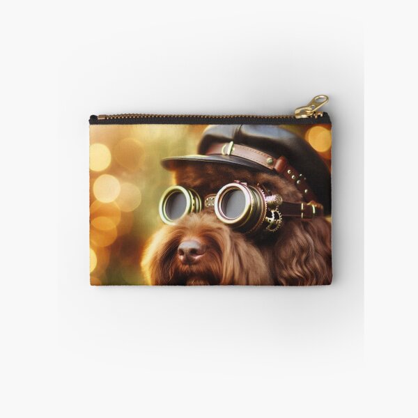 Artikelvorschau, Steampunk Cockapoo, Steampunk Cavapoo, Steampunk-Hund. Rock-Cockapoo. entworfen und verkauft von LittleRedDogArt.