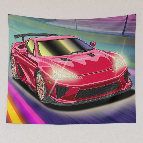 Item preview,  Supercar LFA Coastal Cruising Neon Beach designed and sold by JDM Guyvit.