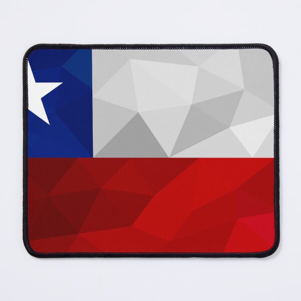 Item preview, Low Poly Chile Flag - Geometric National Symbol Design designed and sold by OrangePoly.
