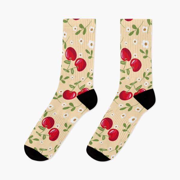 Item preview, cherries seamless pattern designed and sold by Khinoo.