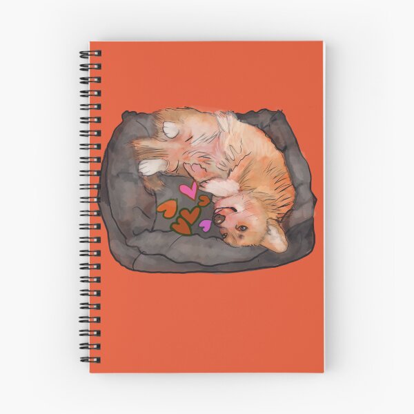 Item preview, CORGI LOVE  orange background designed and sold by MonicaArtist.
