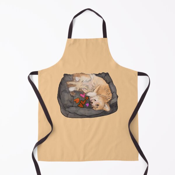 Item preview, CORGI LOVE  creamy background designed and sold by MonicaArtist.