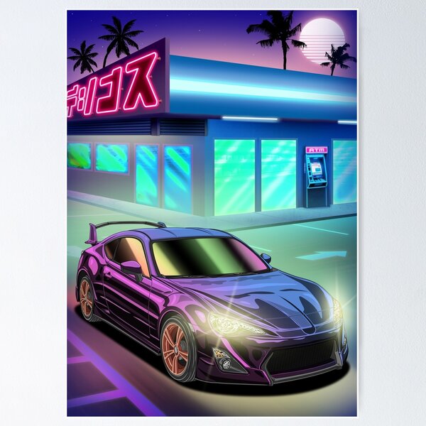 Item preview, Toyota GR86 Neon Night designed and sold by JDM Guyvit.