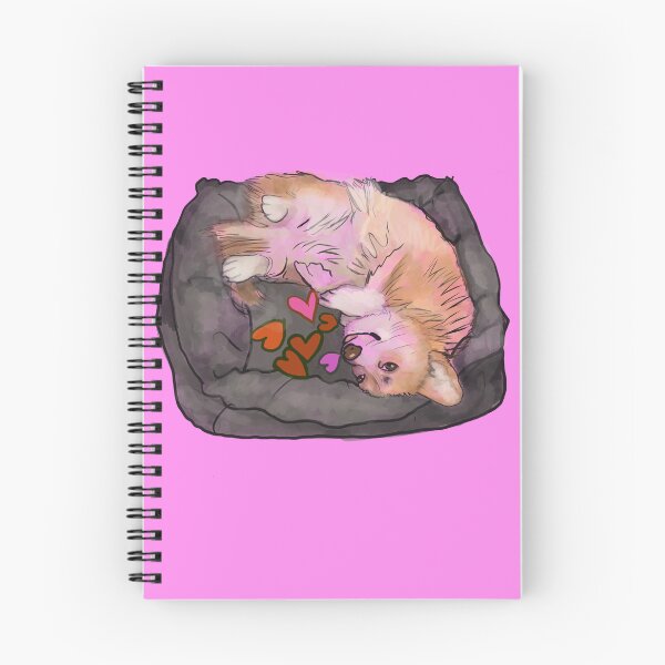 Item preview, CORGI LOVE  pink background designed and sold by MonicaArtist.