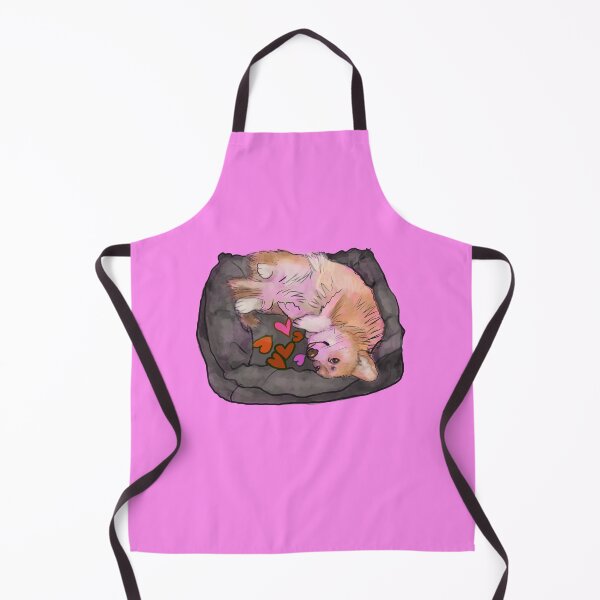 Item preview, CORGI LOVE  pink background designed and sold by MonicaArtist.