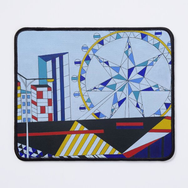 Item preview, Melbourne Star Wheel -Mondrian Style designed and sold by Del creates.