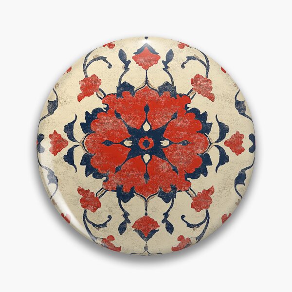 Item preview, Vintage Persian Medallion Rug Design - Traditional Floral Pattern designed and sold by YummyCreative.