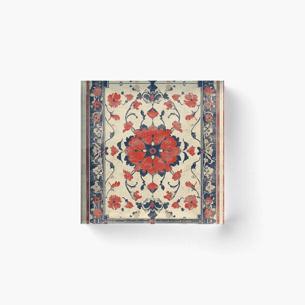 Item preview, Vintage Persian Medallion Rug Design - Traditional Floral Pattern designed and sold by YummyCreative.