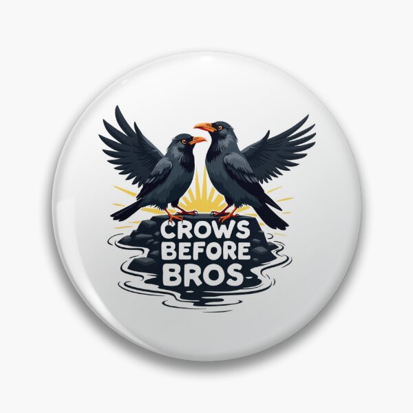 Artikelvorschau, Crows Before Bros Lustiges Design entworfen und verkauft von UniqueDuoDesign.
