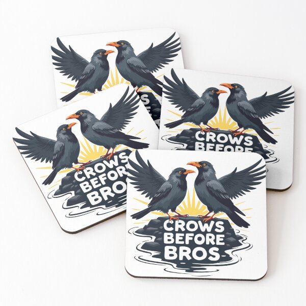 Item preview, Crows Before Bros Funny Design designed and sold by UniqueDuoDesign.