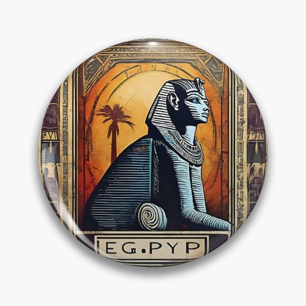 Item preview, Guardians of Egypt: The Iconic Sphinx Stamp designed and sold by Vintagestamps.