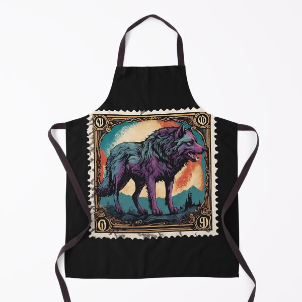 Item preview, The Lost Legends: Dire Wolf Vintage Stamp Edition designed and sold by Vintagestamps.