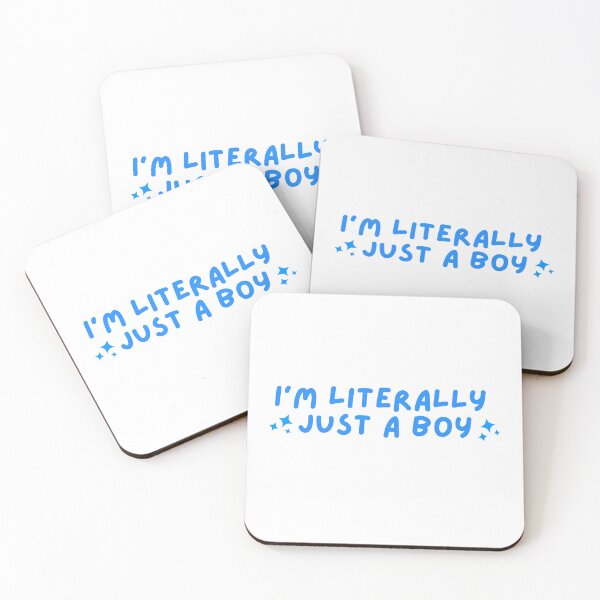 Item preview, I am just a boy funny meme blue  designed and sold by Sketchbook Studio by Aqsaa.