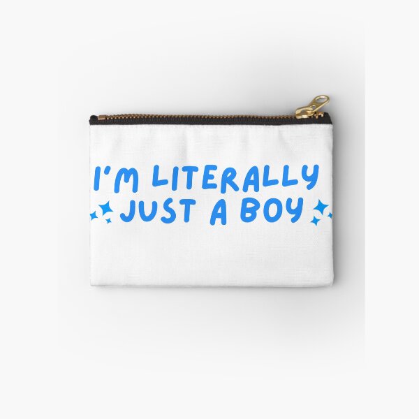 Item preview, I am just a boy funny meme blue  designed and sold by Sketchbook Studio by Aqsaa.
