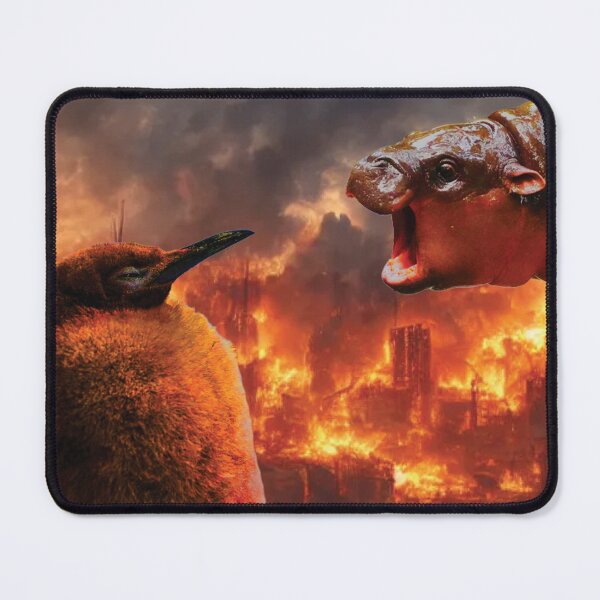 Item preview, MOO DENG VS PESTO - NO TEXT designed and sold by spiderdudejung.