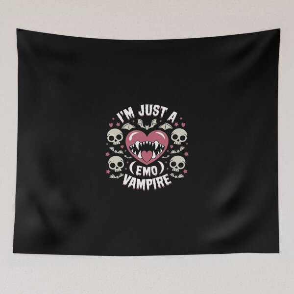 Item preview, I'm Just a Emo Vampire designed and sold by Dem0r.