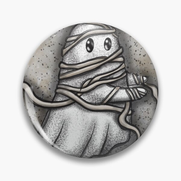 Item preview, Ghost dressed up as mummy designed and sold by Aileen-Lights.