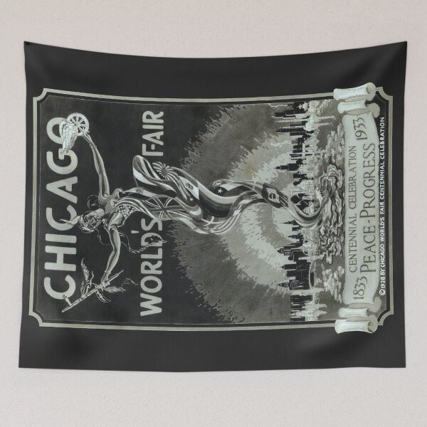 Item preview, Chicago World's Fair: A Centennial Celebration of Peace and Progress designed and sold by FarmStandGraphx.
