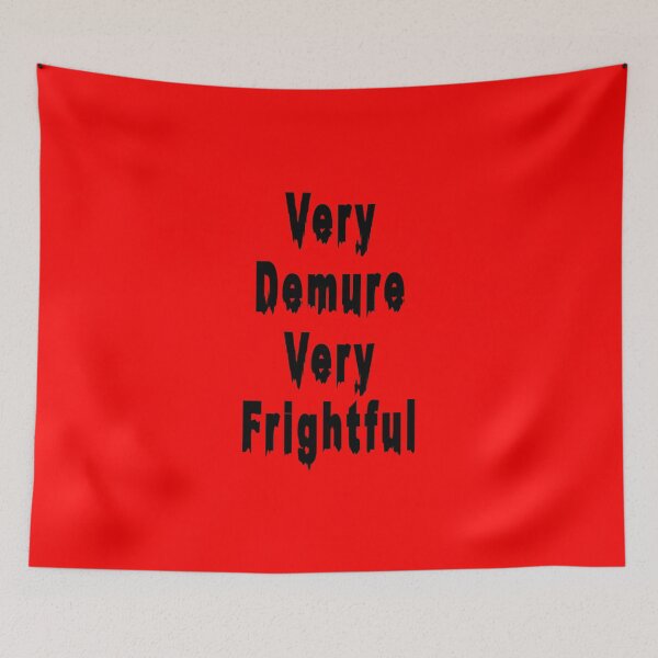 Item preview, Copy of Very Demure Very FRIGHTFUL BLACK Halloween Fun Mindful design designed and sold by ModSupporters.