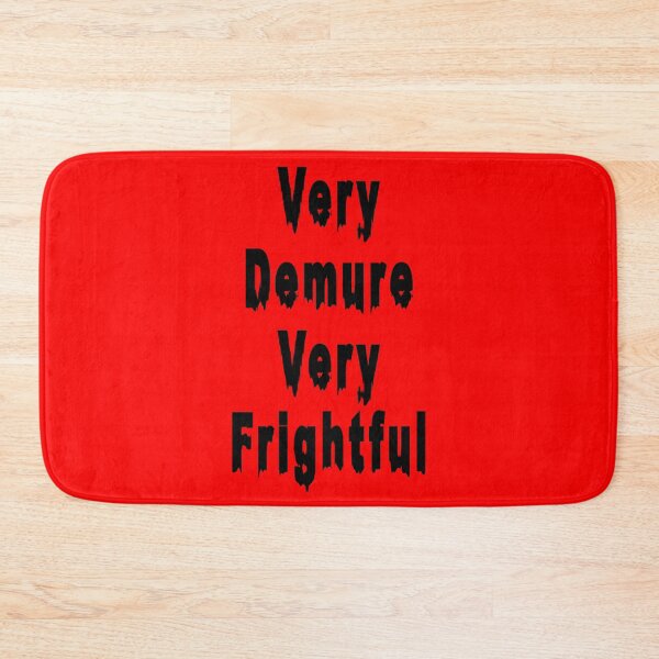 Item preview, Copy of Very Demure Very FRIGHTFUL BLACK Halloween Fun Mindful design designed and sold by ModSupporters.