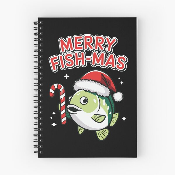 Item preview, Funny Merry Fish-mas Cute Fish Santa hat Xmas Gift designed and sold by zenpatterns.
