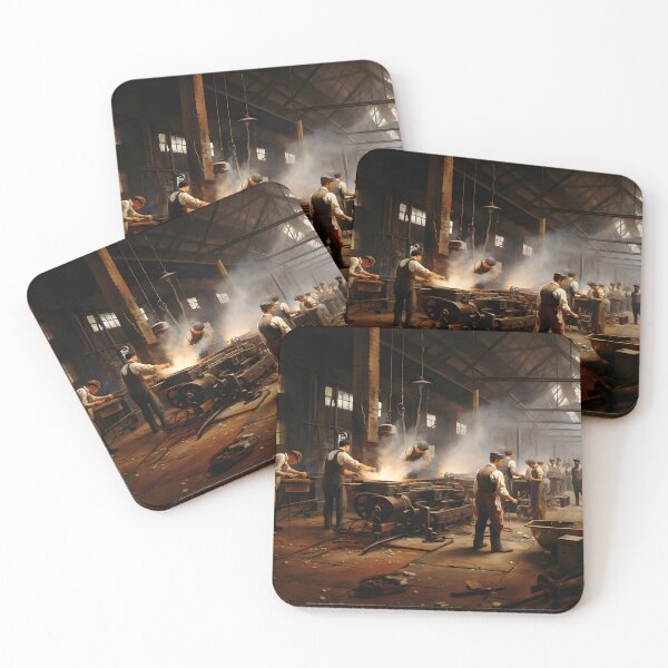 Item preview, Victorian - Factory Workers designed and sold by KootenayDesigns.