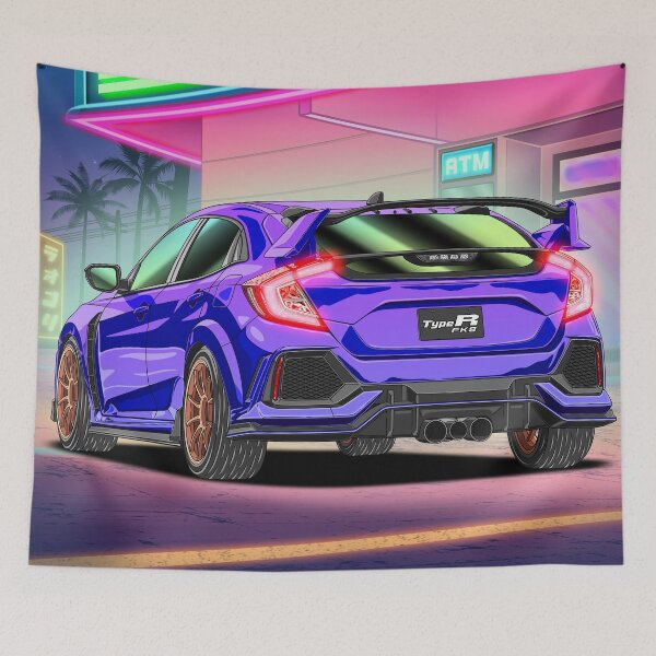 Item preview, Honda Civic Type R FK8 Neon Night designed and sold by JDM Guyvit.