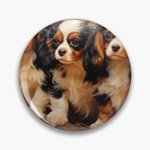 Item preview, Three Cavalier King Charles Spaniels designed and sold by PetsArt.