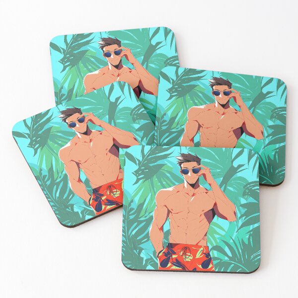 Item preview, Anime summer man portrait art designed and sold by TheArtistOf2022.