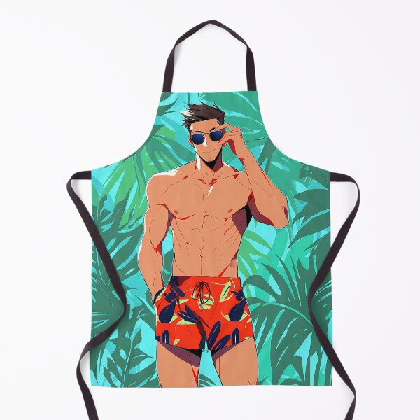 Item preview, Anime summer man portrait art designed and sold by TheArtistOf2022.