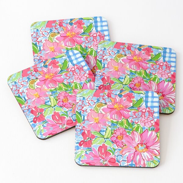Item preview, Cuadros vichy y flores silvestres de estilo preppy designed and sold by SophieClimaArt.