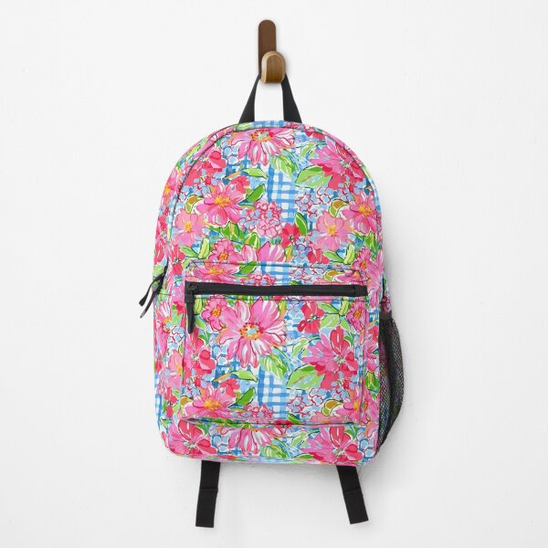 Item preview, Preppy gingham and wild flowers designed and sold by SophieClimaArt.