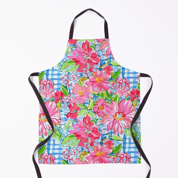 Item preview, Preppy gingham and wild flowers designed and sold by SophieClimaArt.