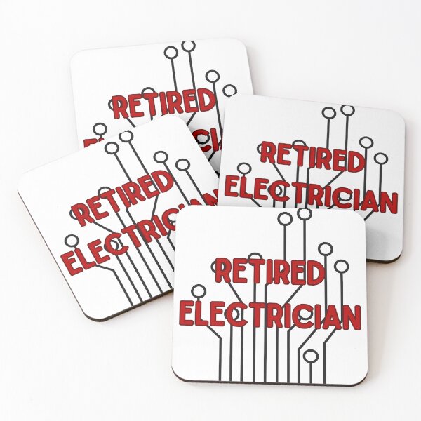 Item preview, Retired Electrician designed and sold by FunnyThings1.