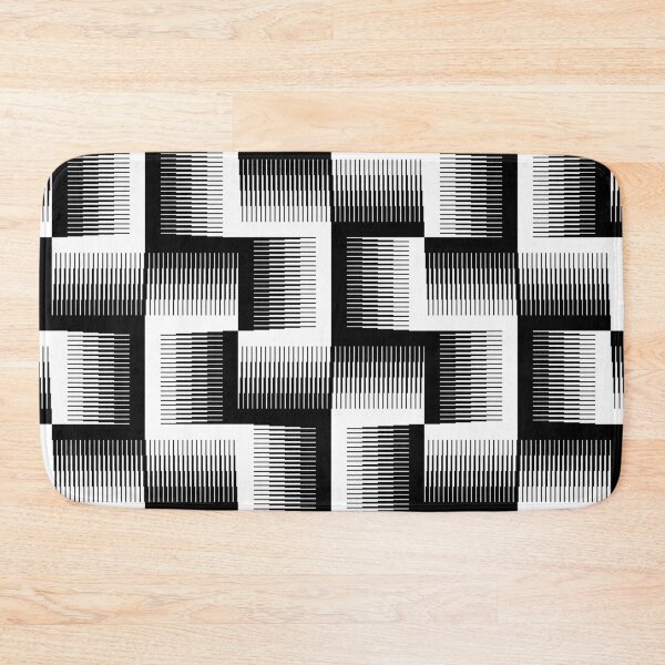 Item preview, Black & White Sawtooth Gradient Pattern designed and sold by avperth.