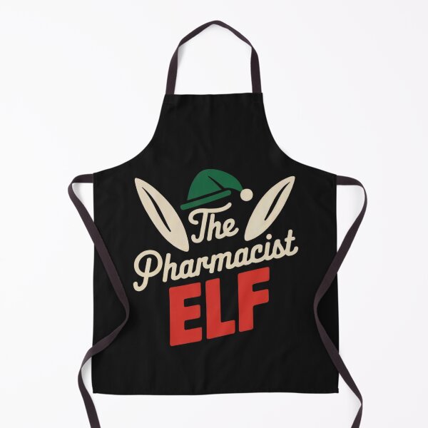 Item preview, The Pharmacist Elf Funny Pharmacy Christmas designed and sold by Anniko Art Studio.