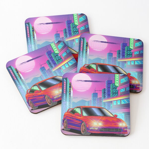 Item preview, Honda Integra Type R DC2 Synthwave  designed and sold by JDM Guyvit.