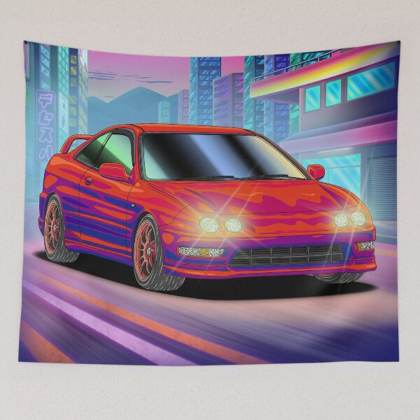 Item preview, Honda Integra Type R DC2 Synthwave  designed and sold by JDM Guyvit.
