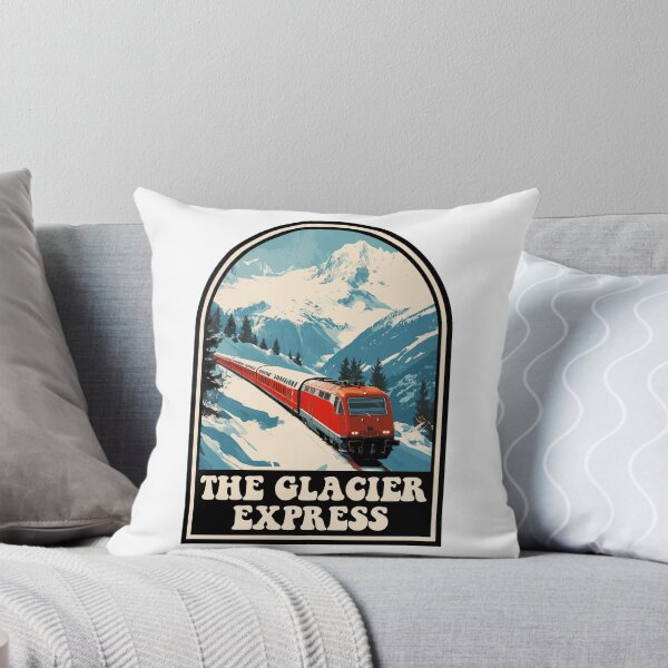Item preview, The Glacier Express Switzerland Train Mountain Winter designed and sold by JackCurtis1991.