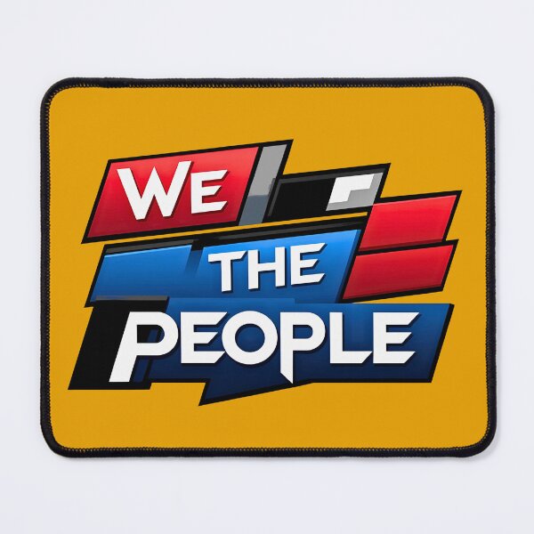 Item preview, We the People American constitution preamble modern design designed and sold by BorgSpareParts.