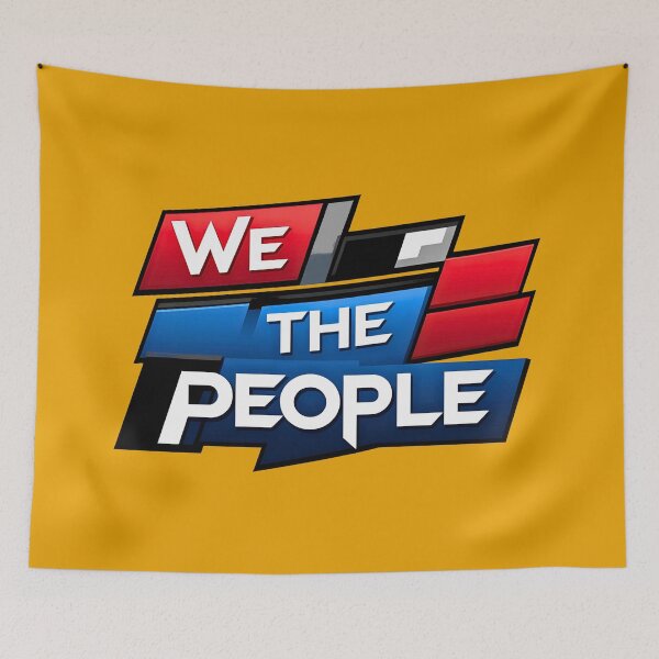 Item preview, We the People American constitution preamble modern design designed and sold by BorgSpareParts.