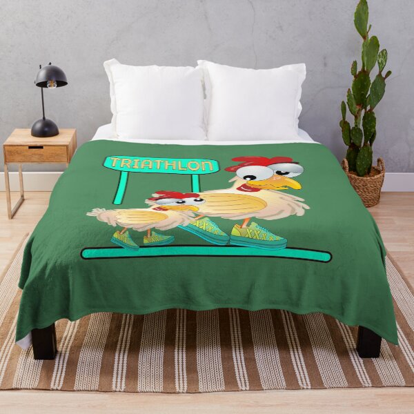Item preview, TRIATHLON Running Chickens designed and sold by minimalartstory.